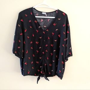 🌟3/$10🌟 Floral 3/4 Sleeve Top